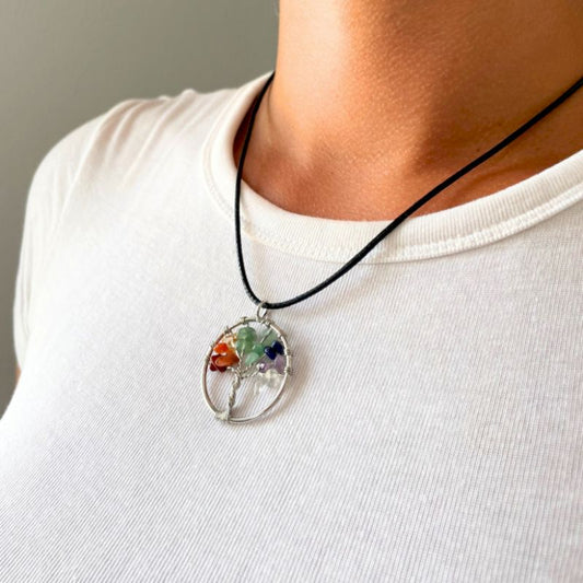Tree of Life Pendant - Chakra - Luna Panther