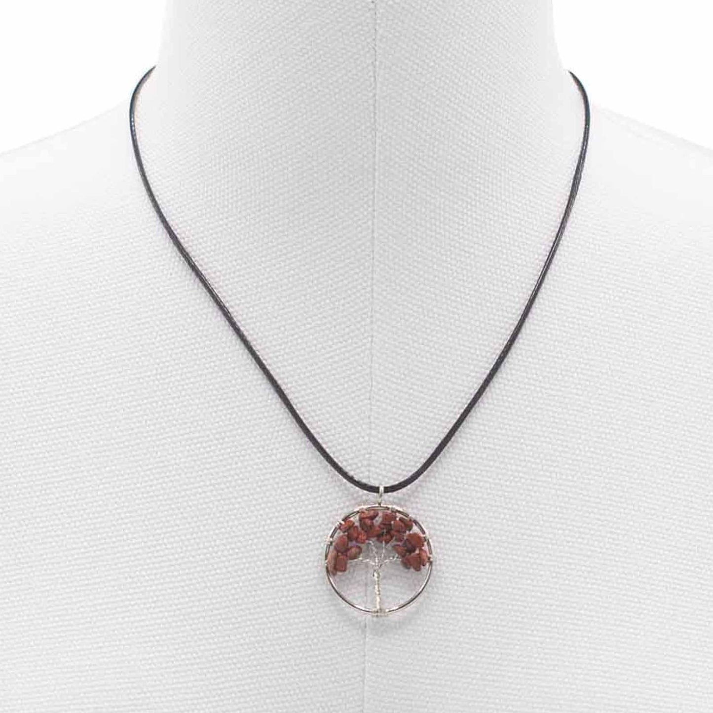 Tree of Life Pendant - Red Jasper - Luna Panther