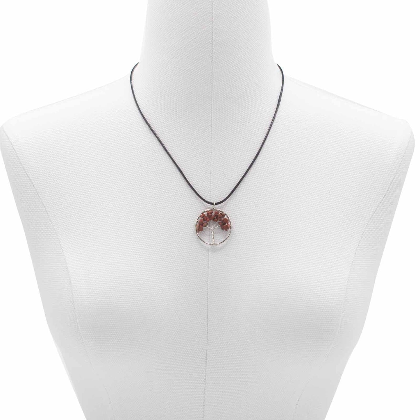 Tree of Life Pendant - Red Jasper - Luna Panther