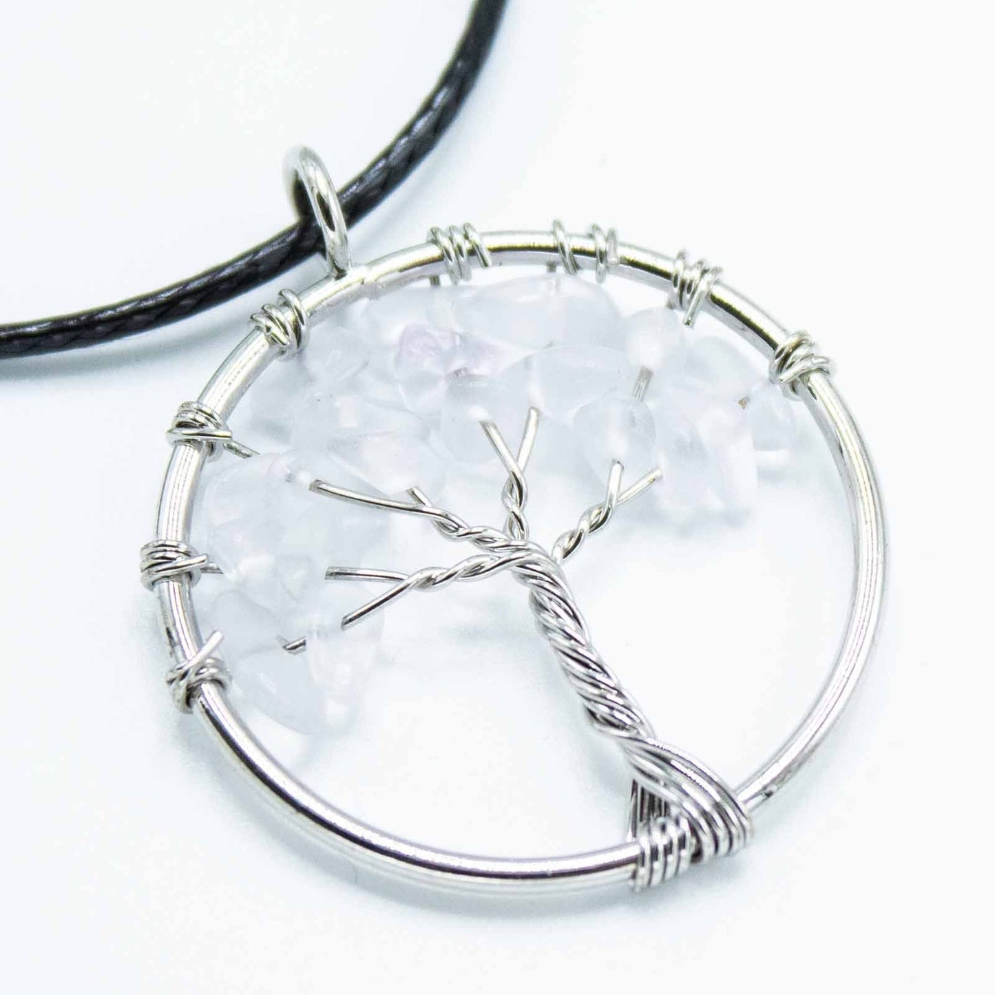 Tree of Life Pendant - Rock Crystal - Luna Panther