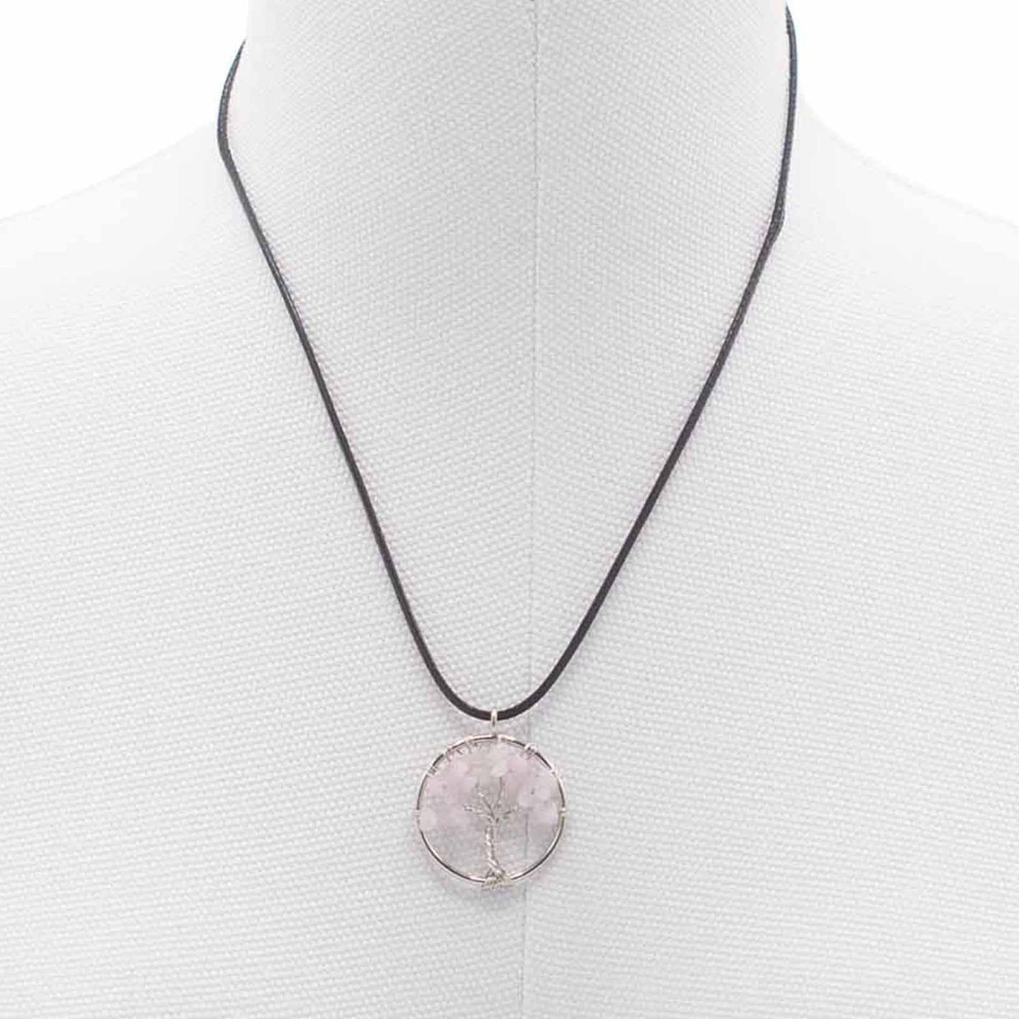 Tree of Life Pendant - Rose Quartz - Luna Panther