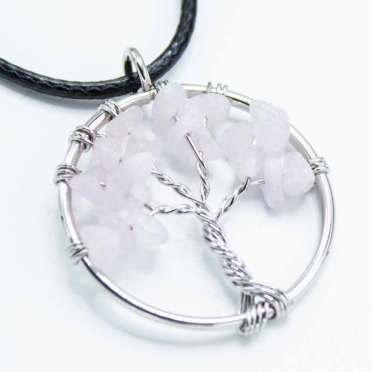 Tree of Life Pendant - Rose Quartz - Luna Panther