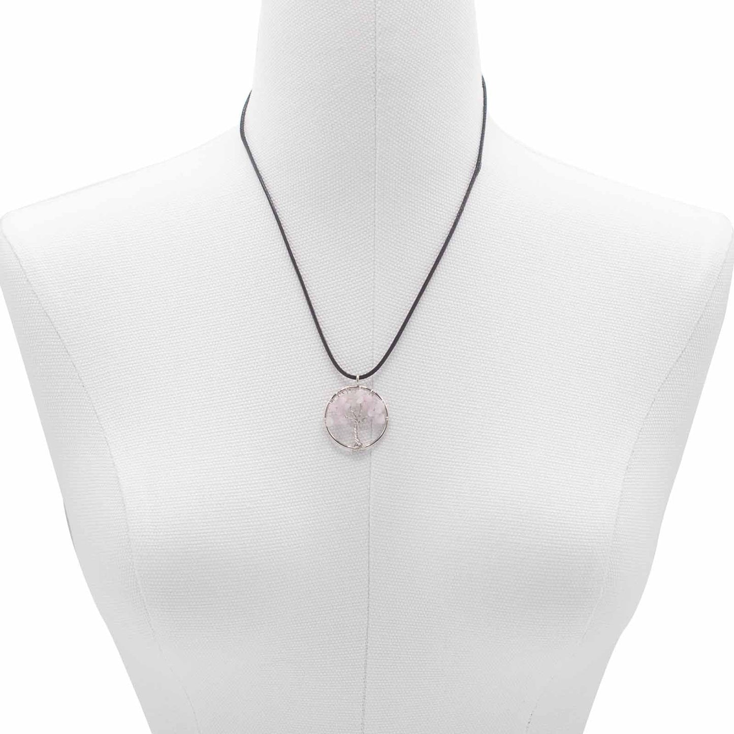 Tree of Life Pendant - Rose Quartz - Luna Panther