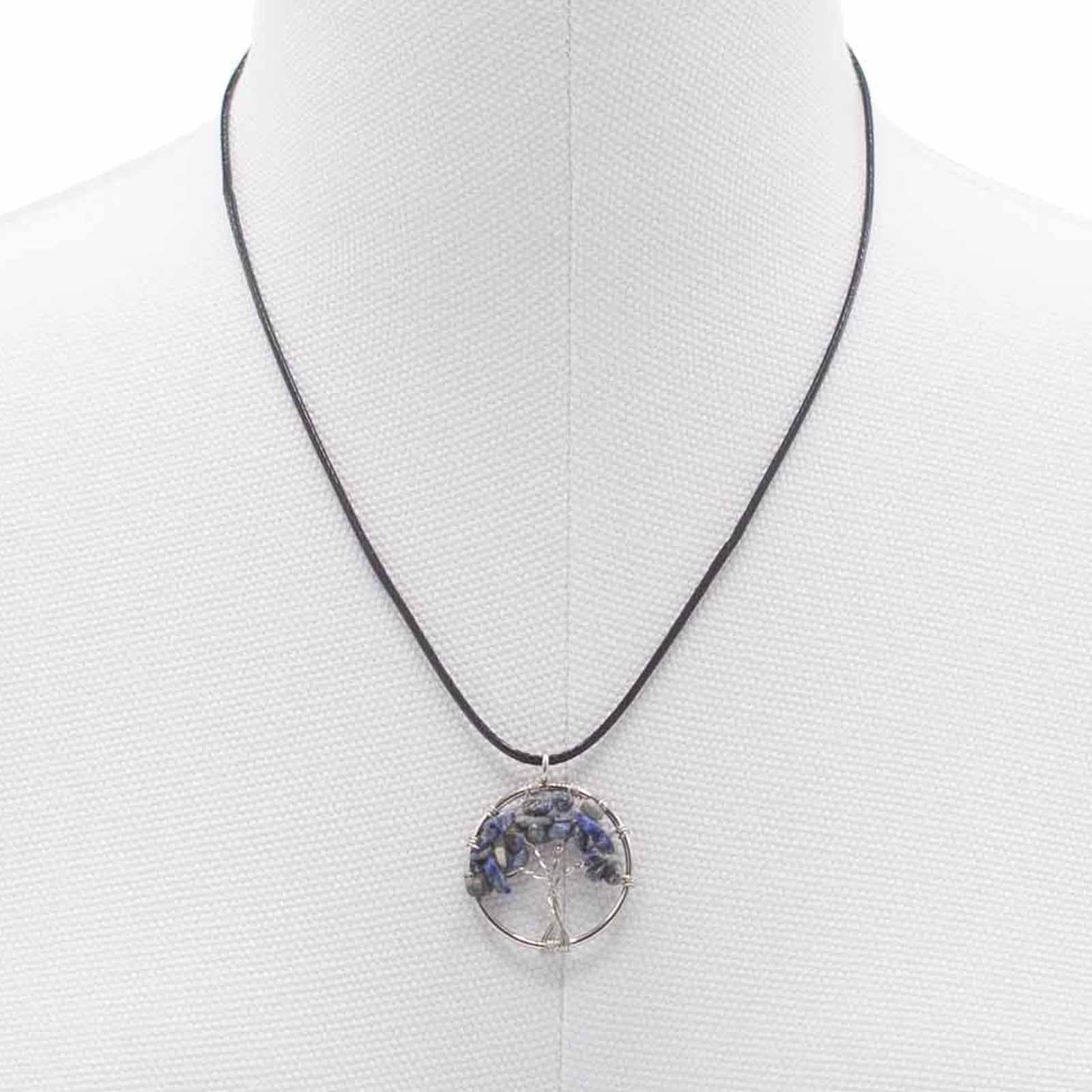 Tree of Life Pendant - Sodalite - Luna Panther