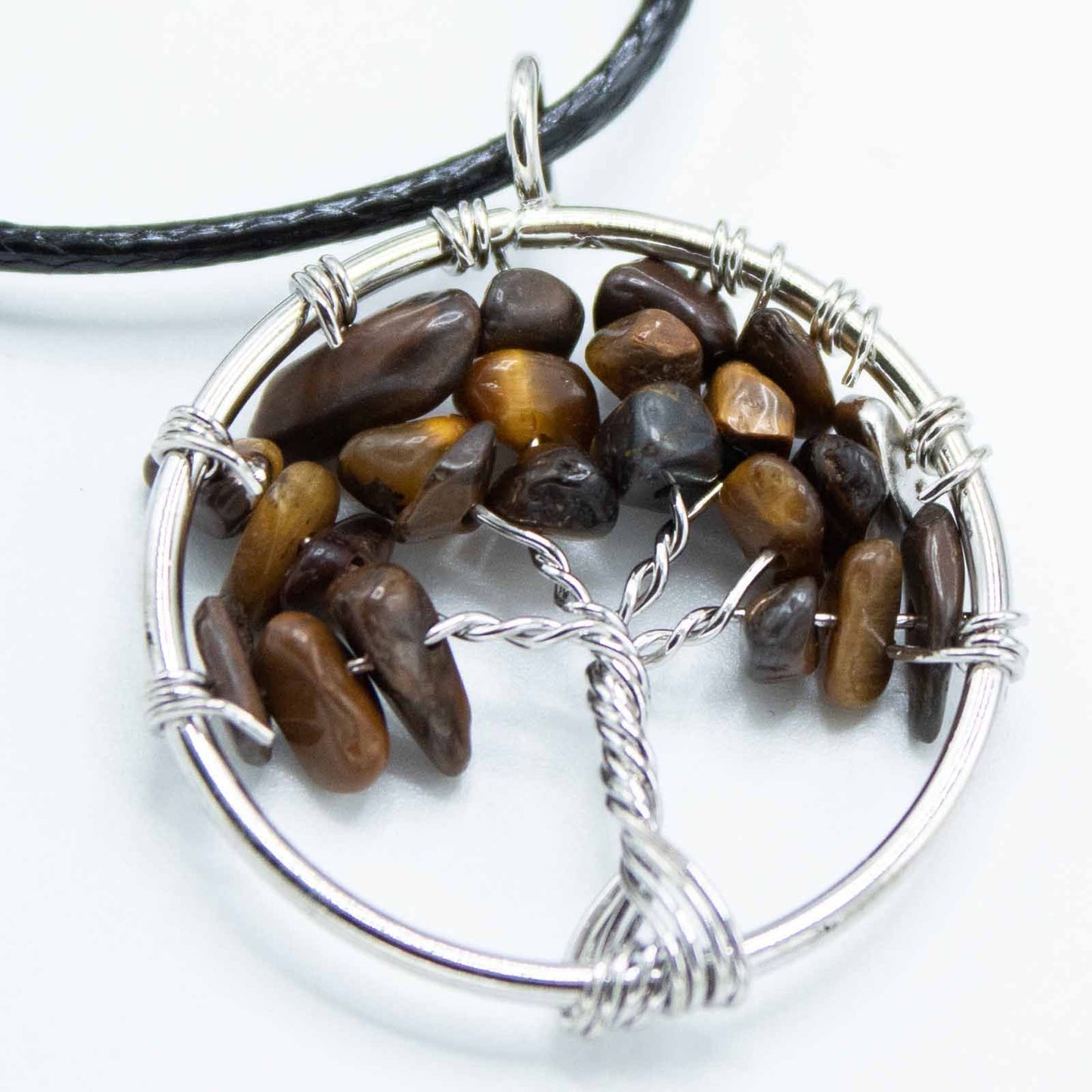 Tree of Life Pendant - Tiger Eye - Luna Panther