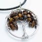 Tree of Life Pendant - Tiger Eye - Luna Panther