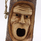 Tree Trunk Face - Bird House - Grumpy Old Man - Luna Panther