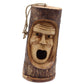 Tree Trunk Face - Bird House - Grumpy Old Man - Luna Panther