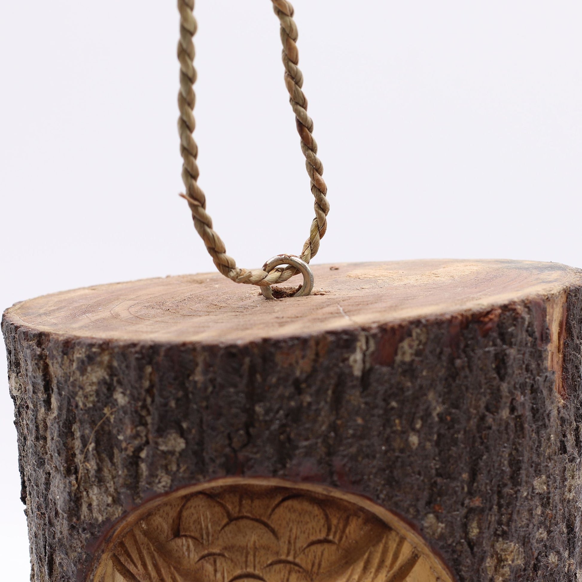 Tree Trunk Face - Bird House - Wise Owl - Luna Panther