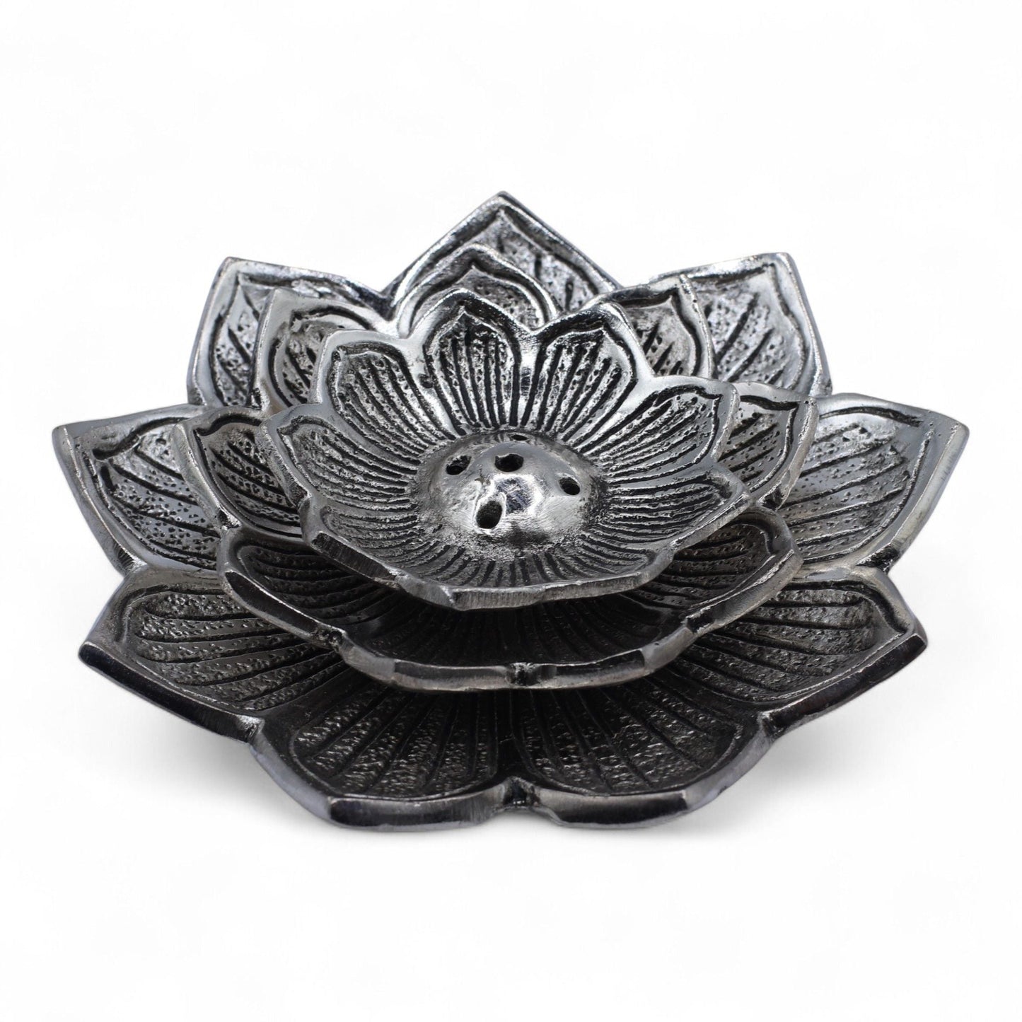 Tri - Flower Lotus Flower Incense Holder - Luna Panther