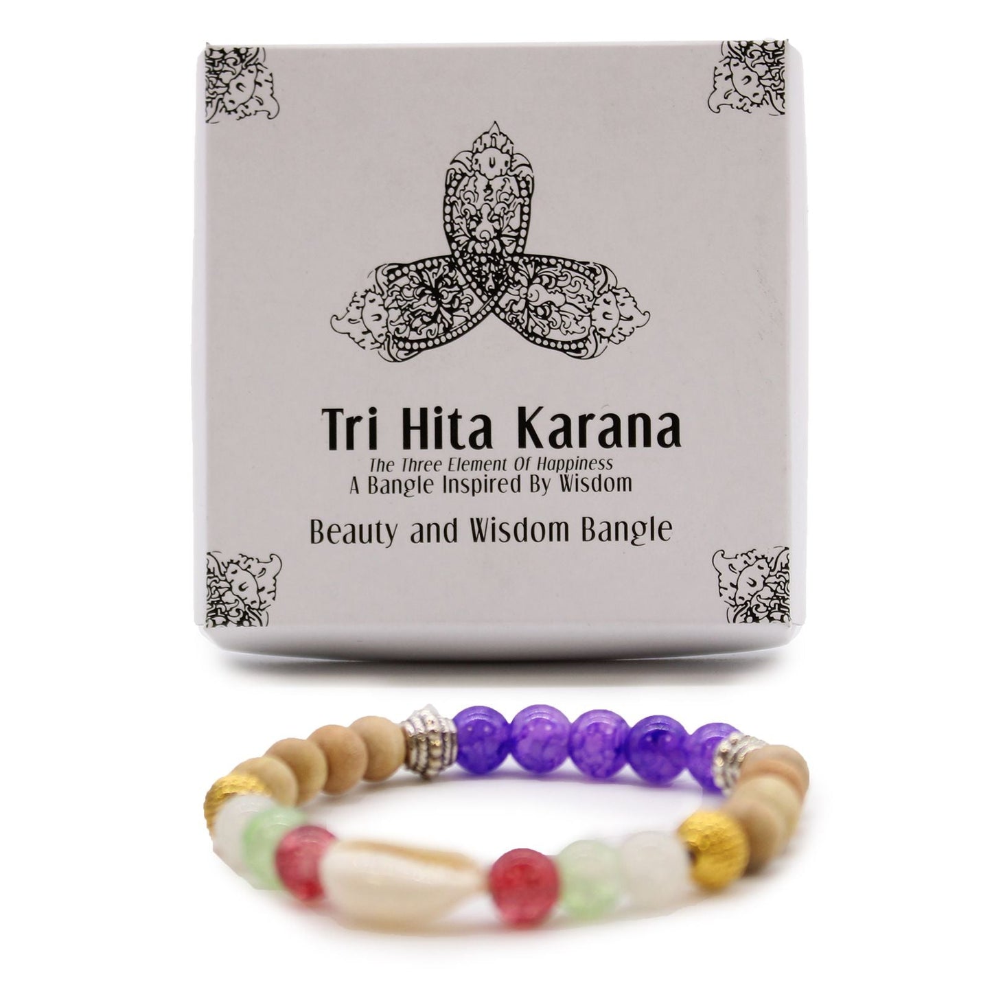 Tri Hita Karana Bangle - Beauty & Wisdom - Luna Panther
