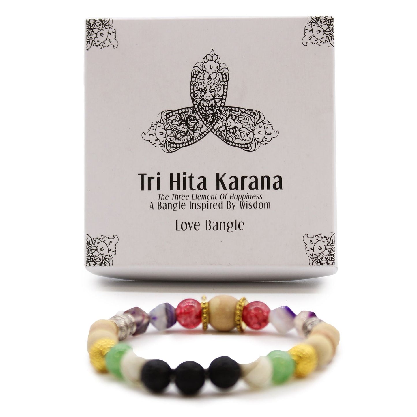Tri Hita Karana Bangle - Love - Luna Panther