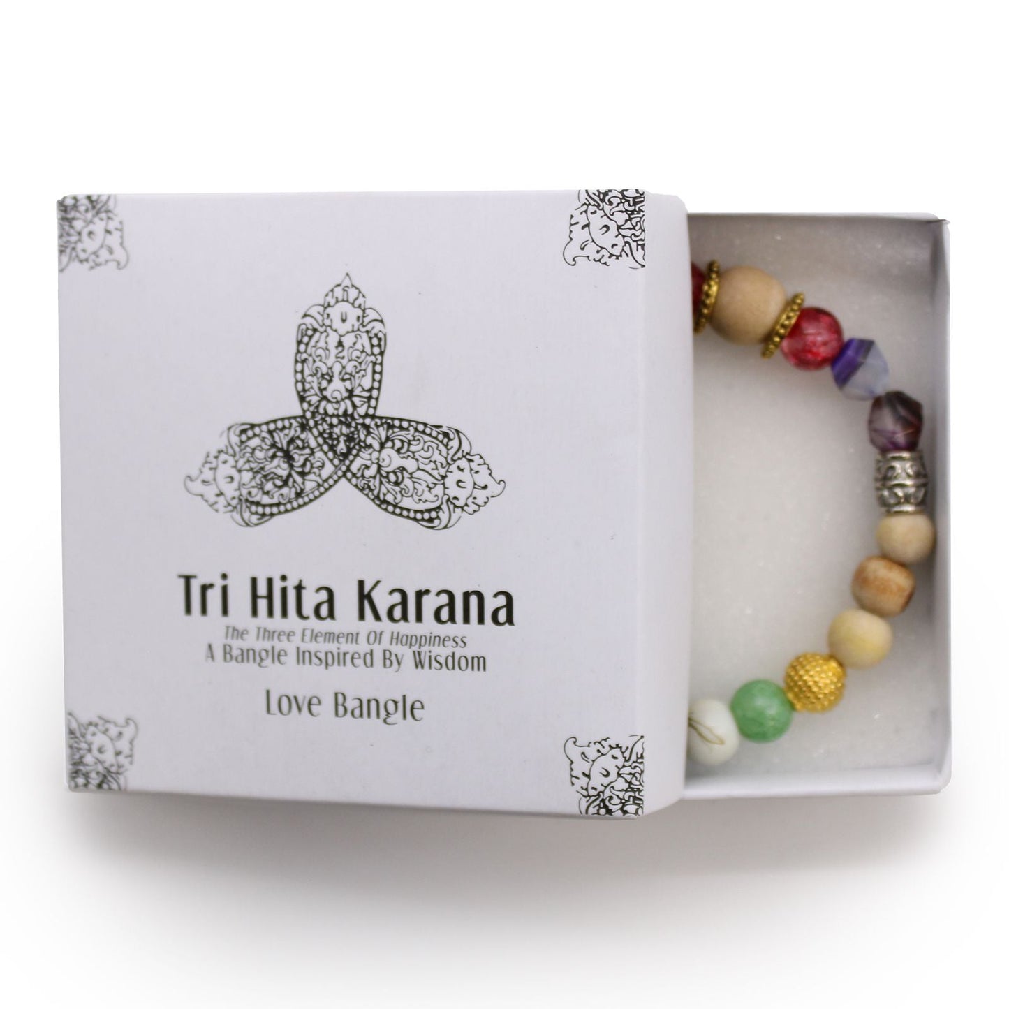 Tri Hita Karana Bangle - Love - Luna Panther