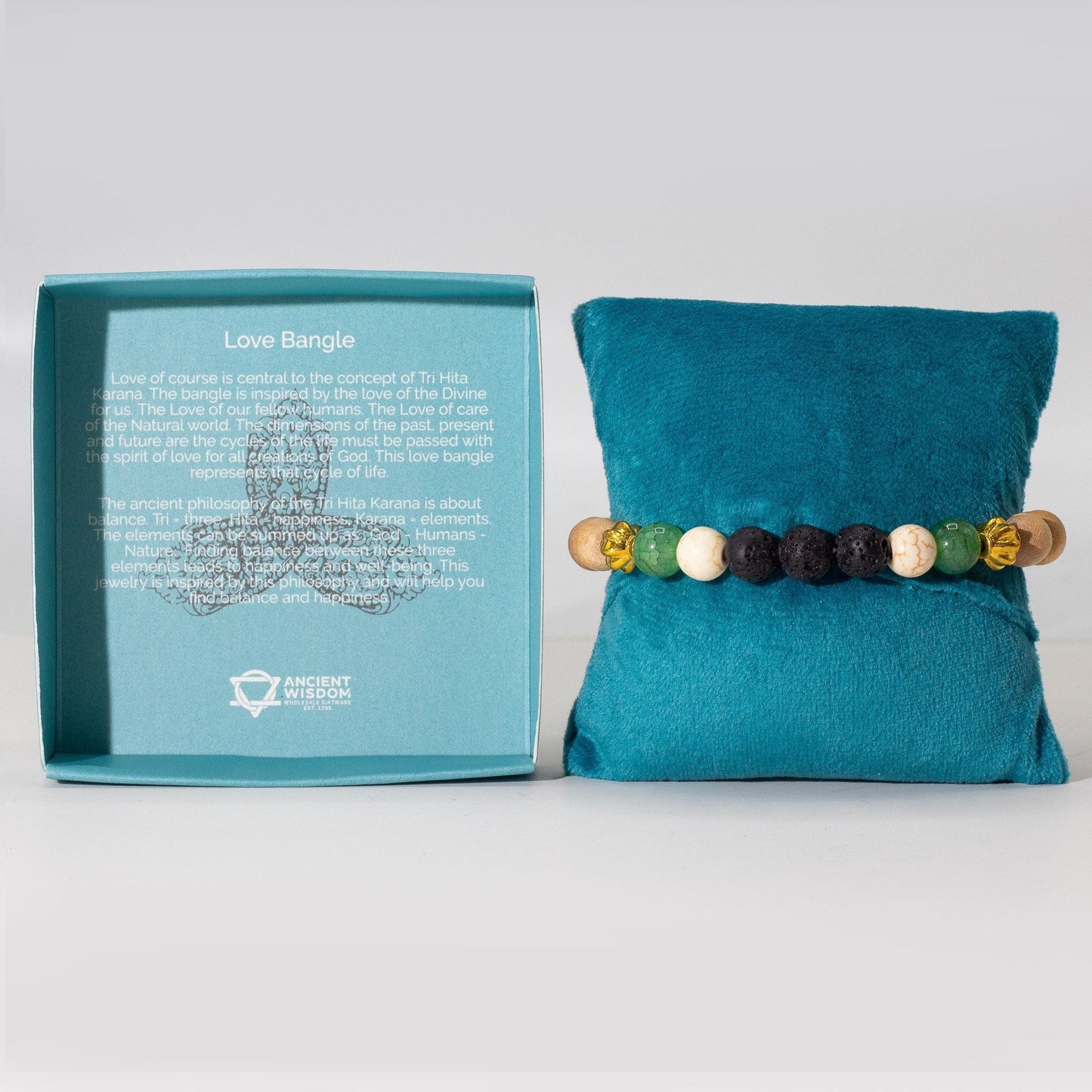Tri Hita Karana Bangle - Love - Luna Panther