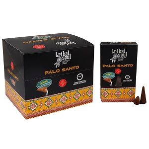 Tribal Soul Backflow Incense Cones - Palo Santo - Luna Panther