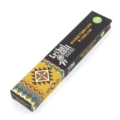 Tribal Soul Incense Sticks - Sweet Grass + Cedar - Luna Panther