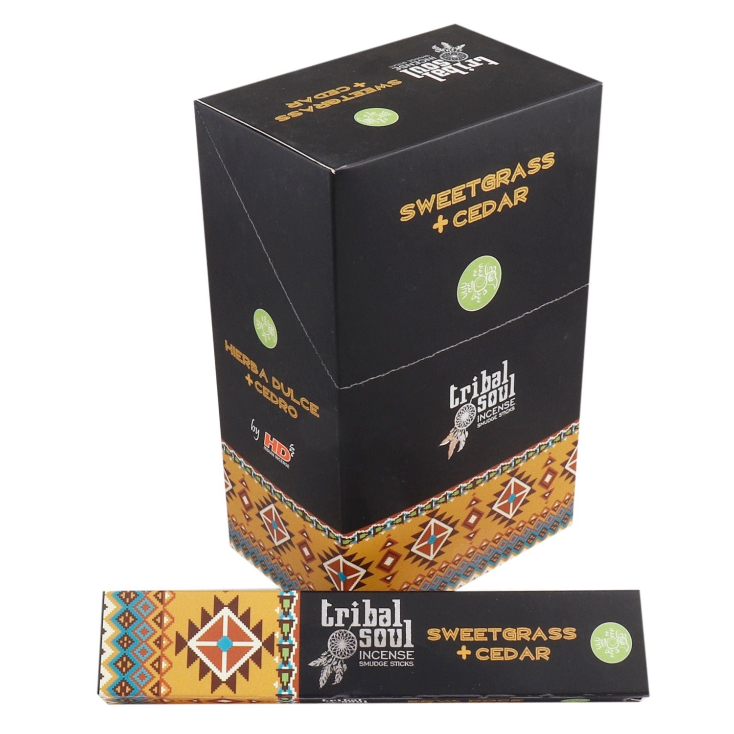 Tribal Soul Incense Sticks - Sweet Grass + Cedar - Luna Panther