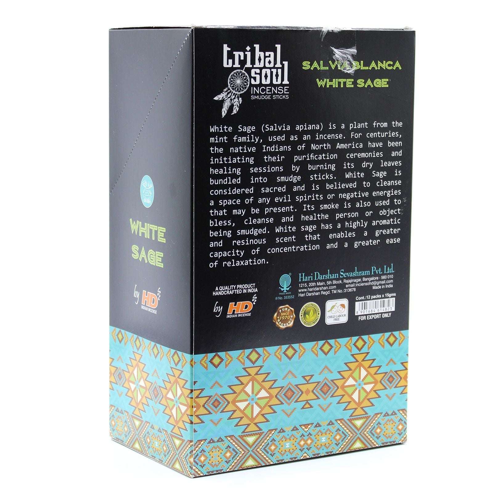 Tribal Soul Incense Sticks - White Sage - Luna Panther