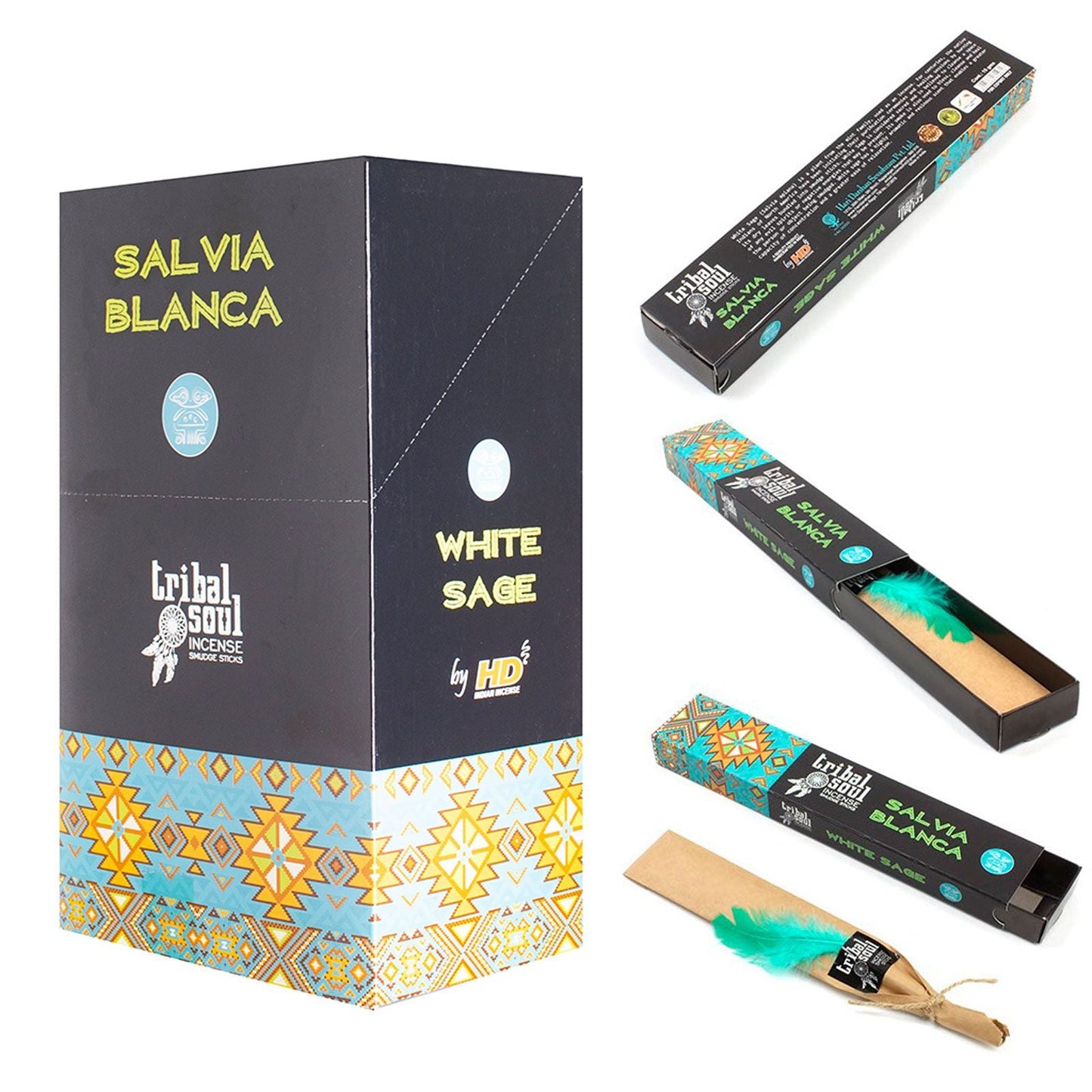 Tribal Soul Incense Sticks - White Sage - Luna Panther