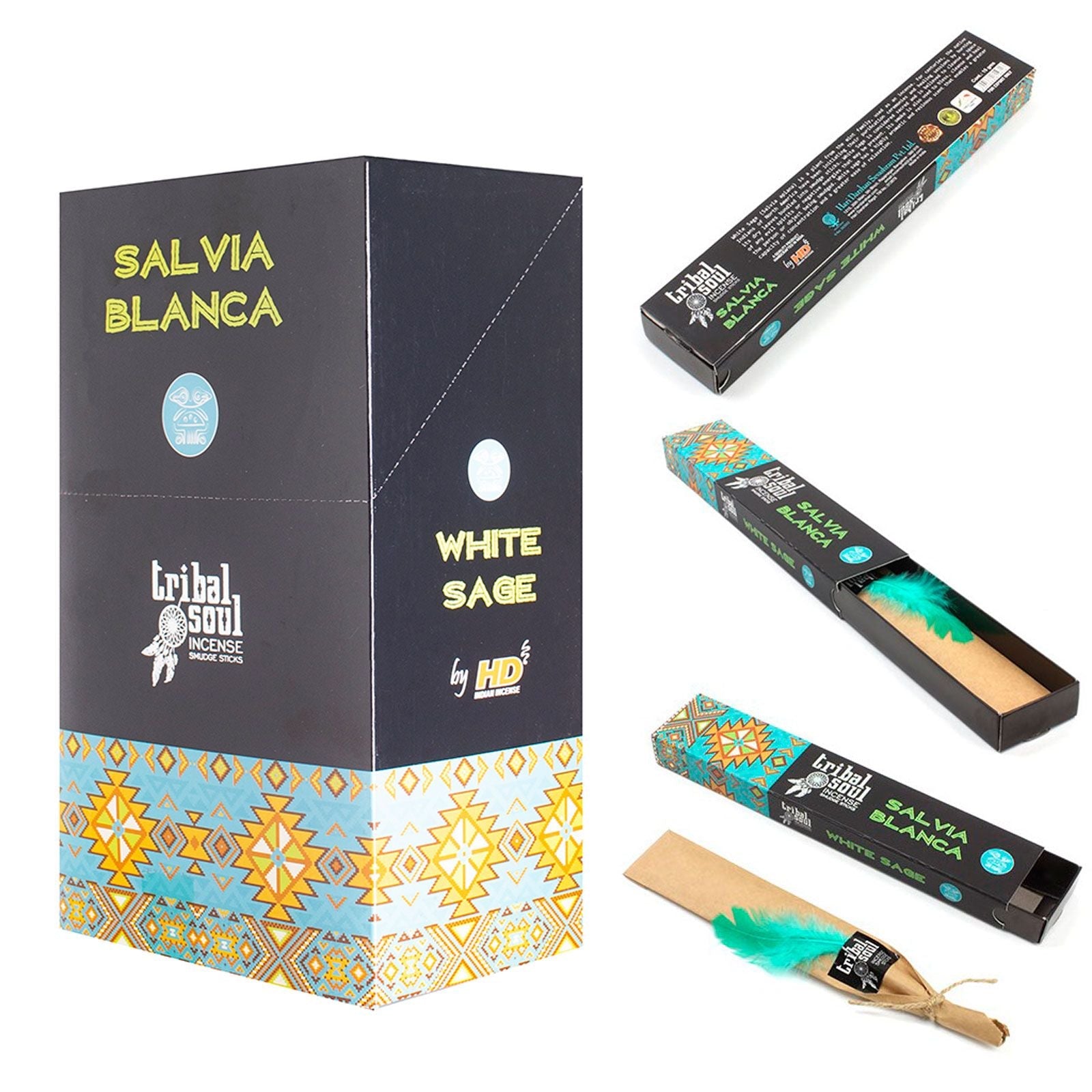 Tribal Soul Incense Sticks - White Sage - Luna Panther