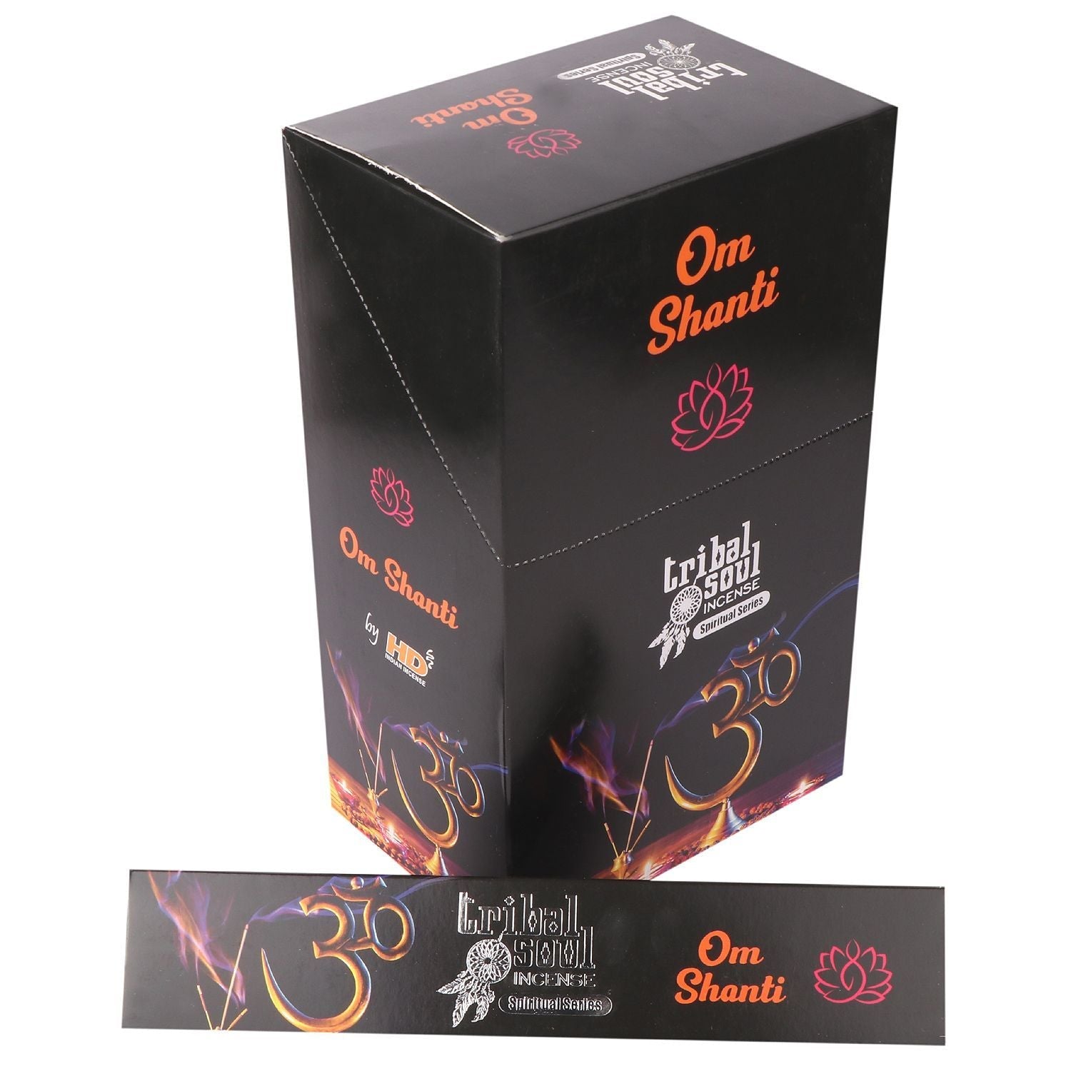 Tribal Soul Spiritual Incense Sticks and Ceramic Holder - Ohm Shanti - Luna Panther