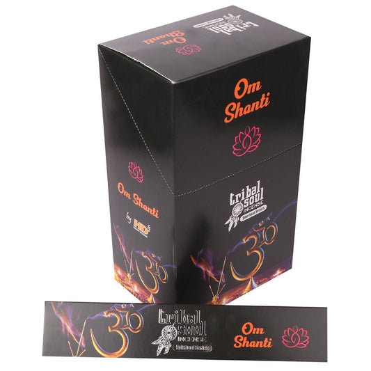 Tribal Soul Spiritual Incense Sticks and Ceramic Holder - Ohm Shanti - Luna Panther