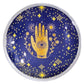 Triple Leg Enamelled Offering Plate - Hamsa Midnight Blue - Luna Panther