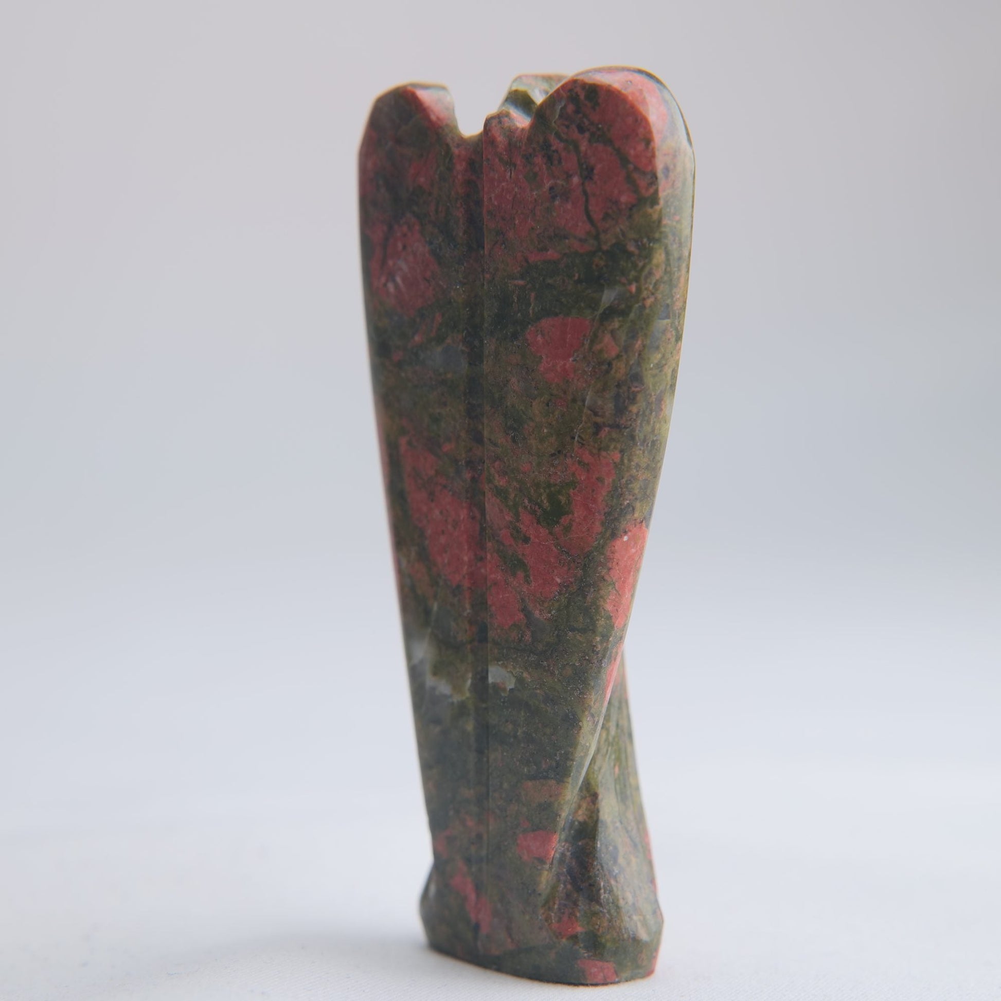 Unakite Angel Carving 55g 80mm - Luna Panther