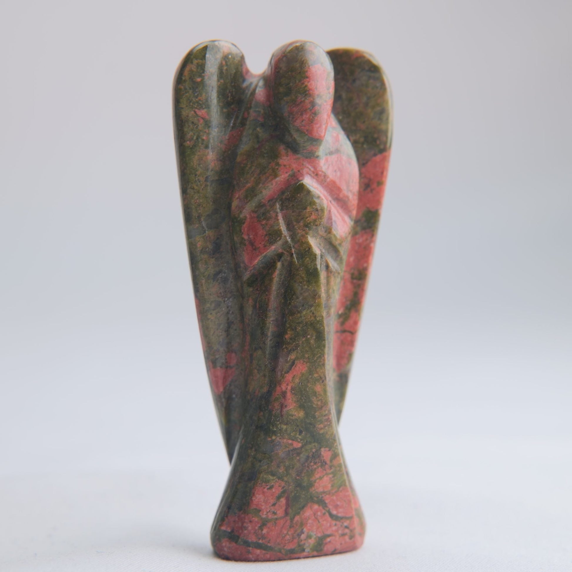 Unakite Angel Carving 55g 80mm - Luna Panther