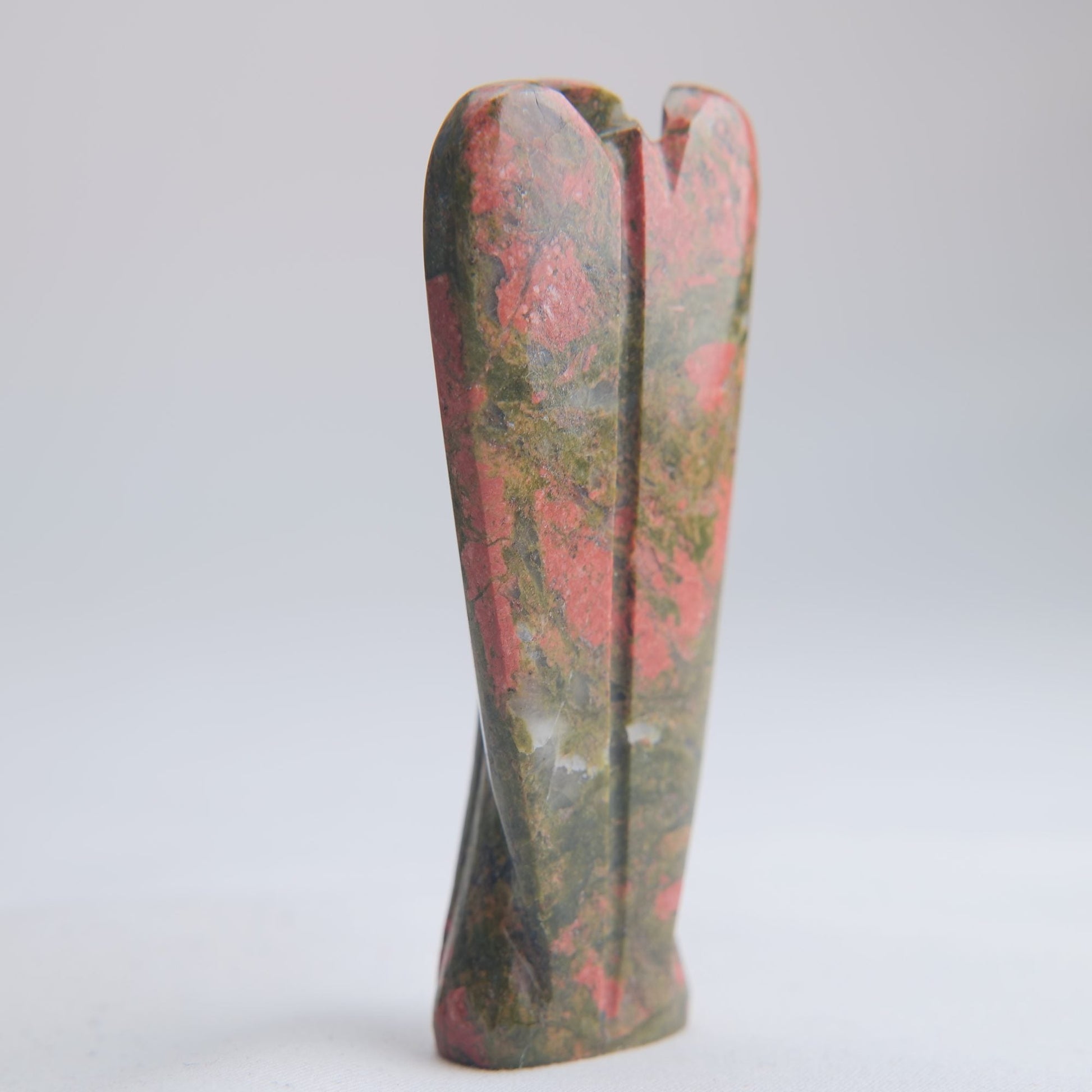 Unakite Angel Carving 55g 80mm - Luna Panther