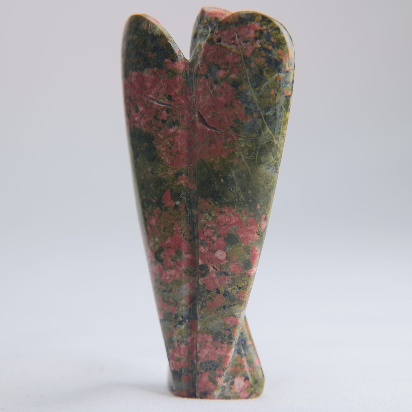 Unakite Angel Carving 60g 80mm - Luna Panther
