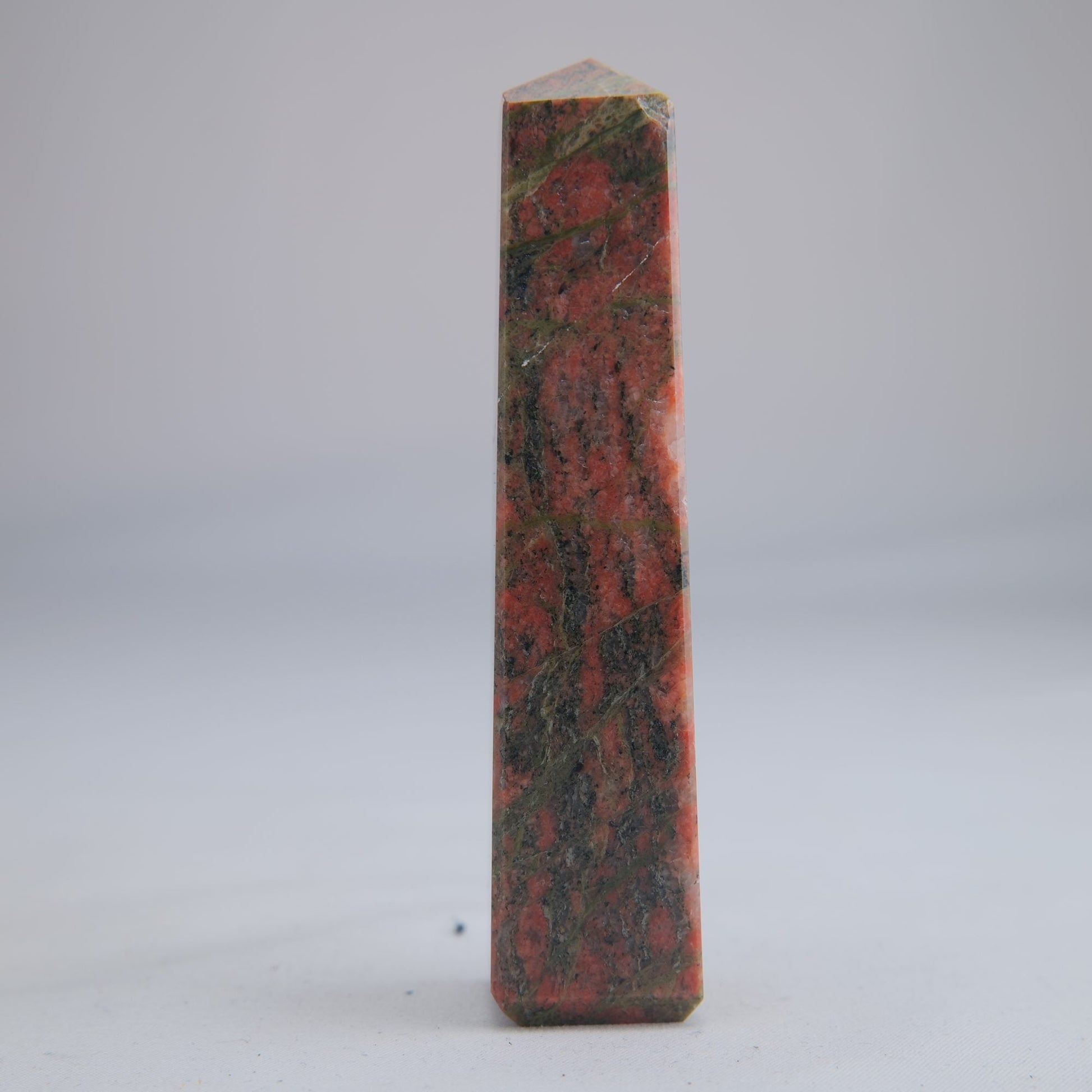 Unakite Crystal Tower 92g - Luna Panther