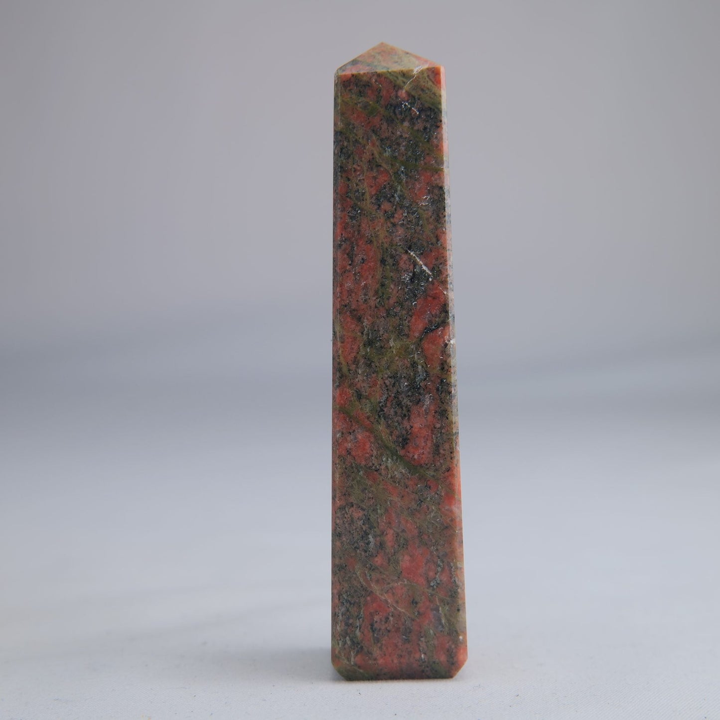 Unakite Crystal Tower 92g - Luna Panther