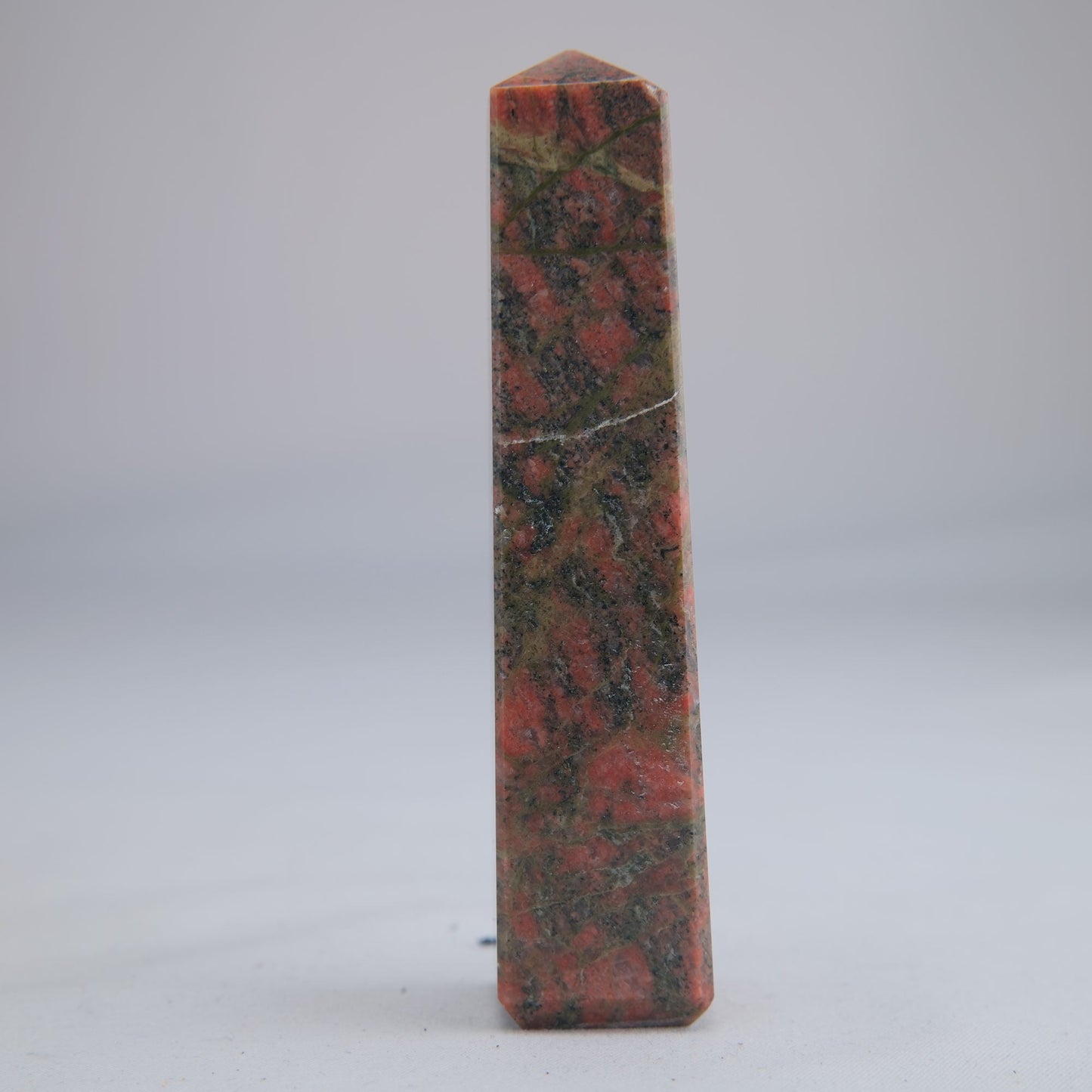 Unakite Crystal Tower 92g - Luna Panther