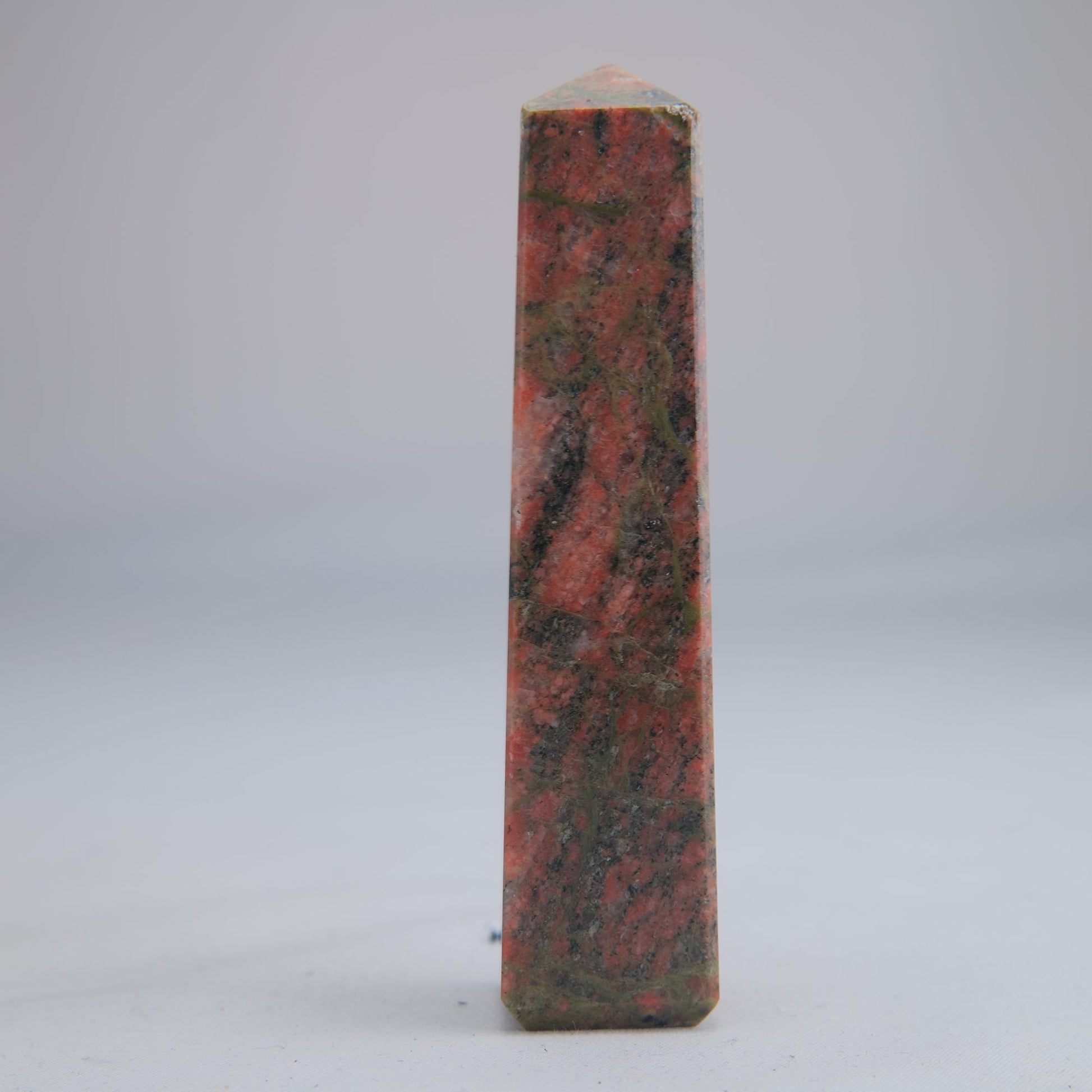 Unakite Crystal Tower 92g - Luna Panther