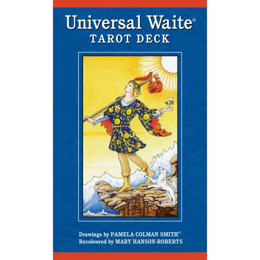 Polished Universal Waite Tarot Cards featuring natural patterning and unique variations - Luna Panther