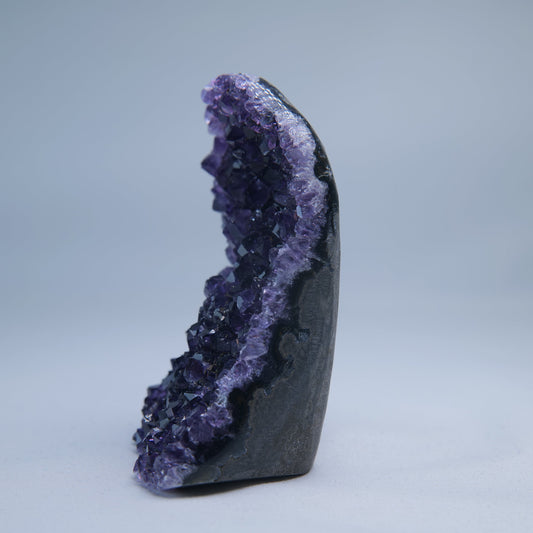 Uruguay Amethyst Druzy Freeform 143g — one-of-a-kind natural crystal, product image 2 of 6. alternate view