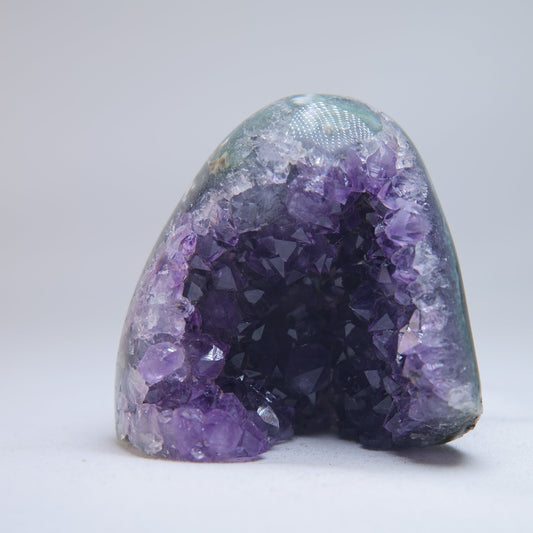 Uruguay Amethyst Druzy Freeform 210g — one-of-a-kind natural crystal, product image 1 of 6.