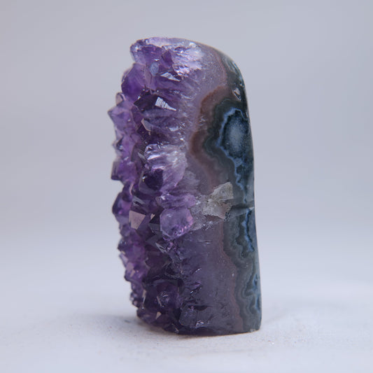 Uruguay Amethyst Druzy Freeform 83g — one-of-a-kind natural crystal, product image 2 of 6. alternate view