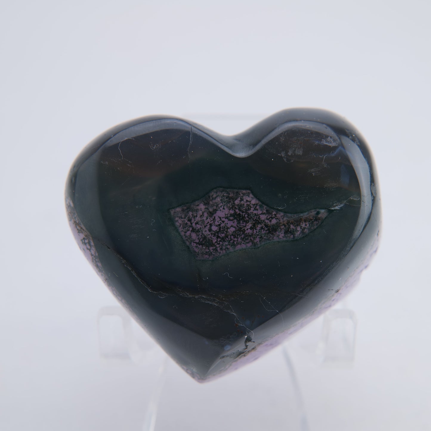 Uruguay Amethyst Druzy Heart - 108g - Luna Panther
