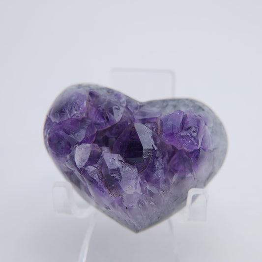 Uruguay Amethyst Druzy Heart - 108g - Luna Panther