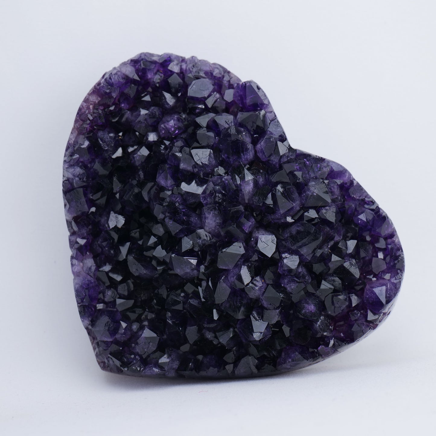 Uruguay Amethyst Druzy Heart - 1103g - Luna Panther