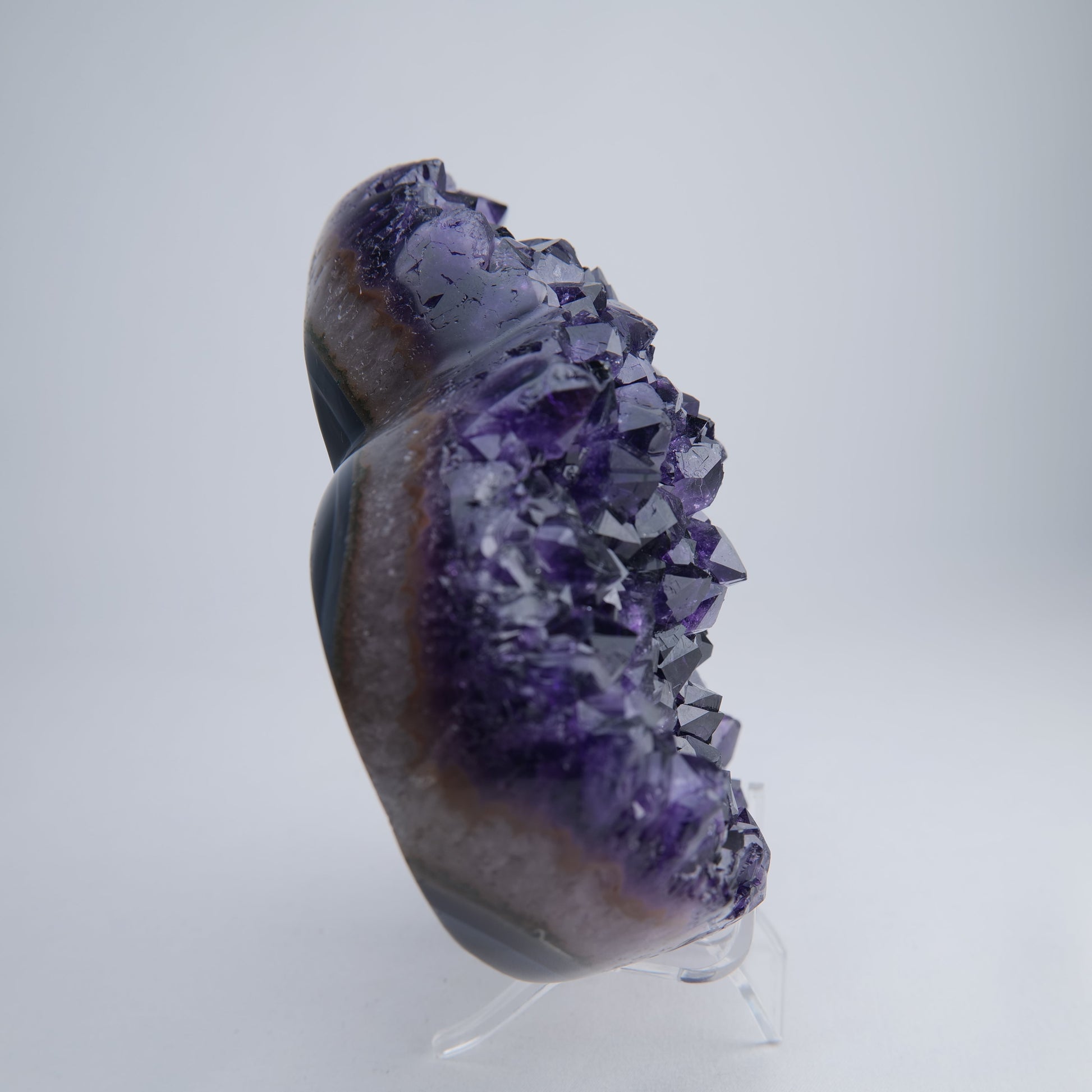 Uruguay Amethyst Druzy Heart - 1103g - Luna Panther