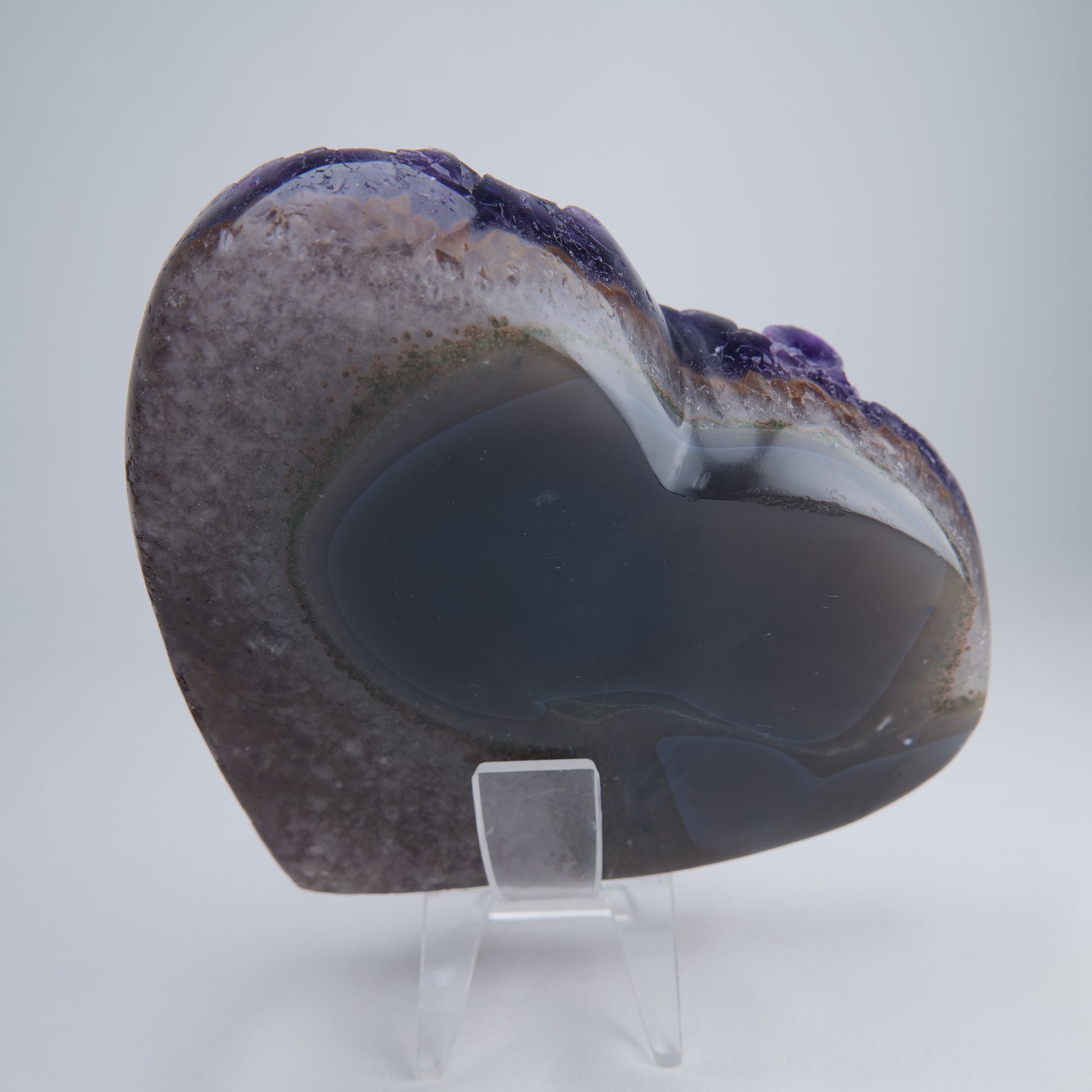 Uruguay Amethyst Druzy Heart - 1103g - Luna Panther
