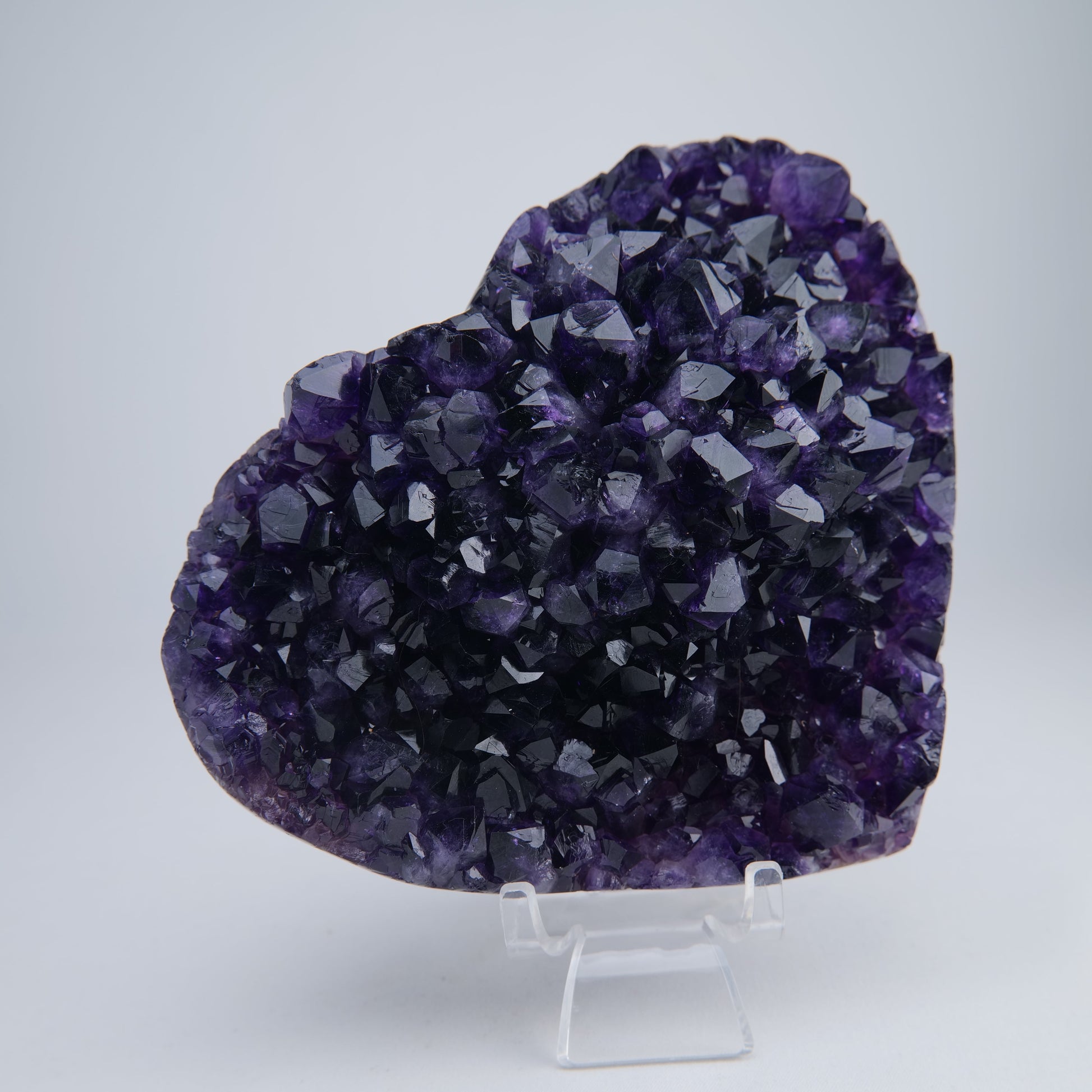Uruguay Amethyst Druzy Heart - 1103g - Luna Panther