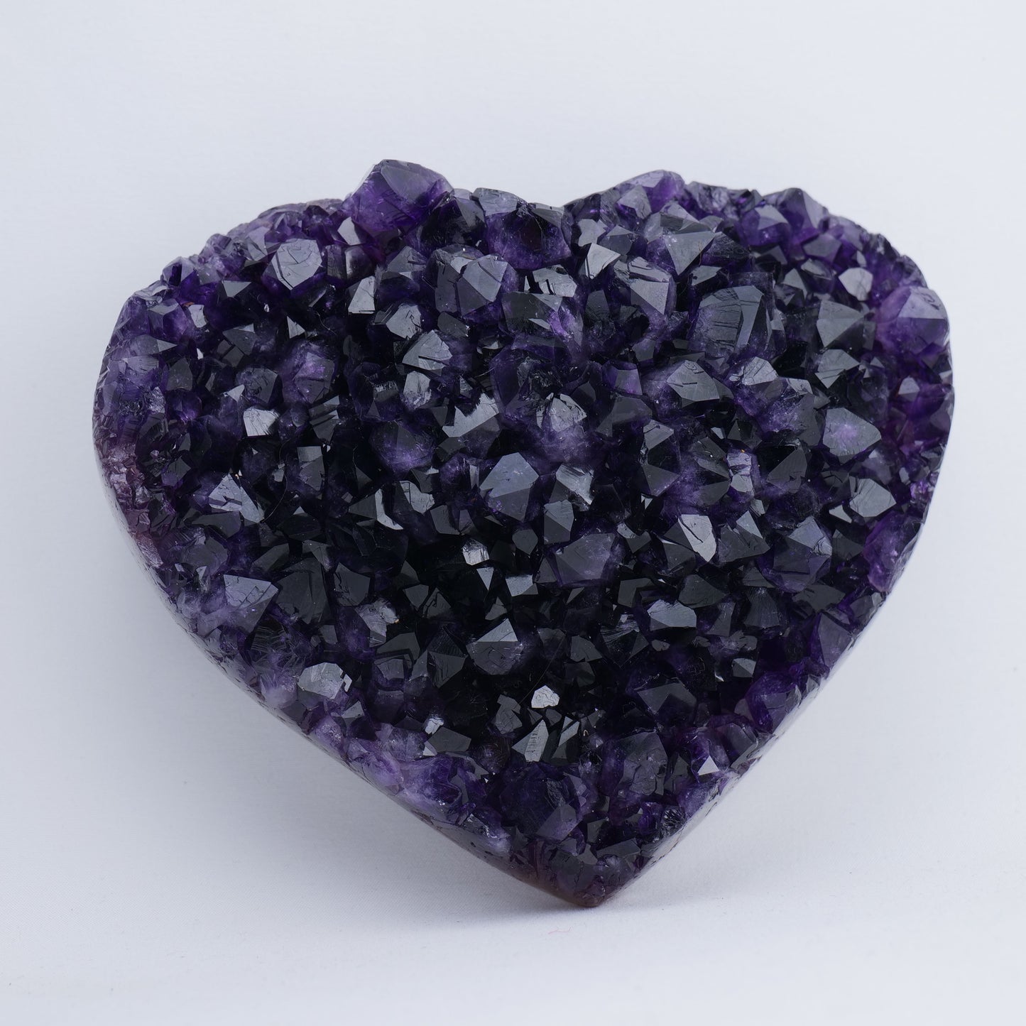 Uruguay Amethyst Druzy Heart - 1103g - Luna Panther