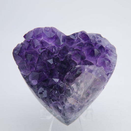 Uruguay Amethyst Druzy Heart - 359g - Luna Panther alternate view