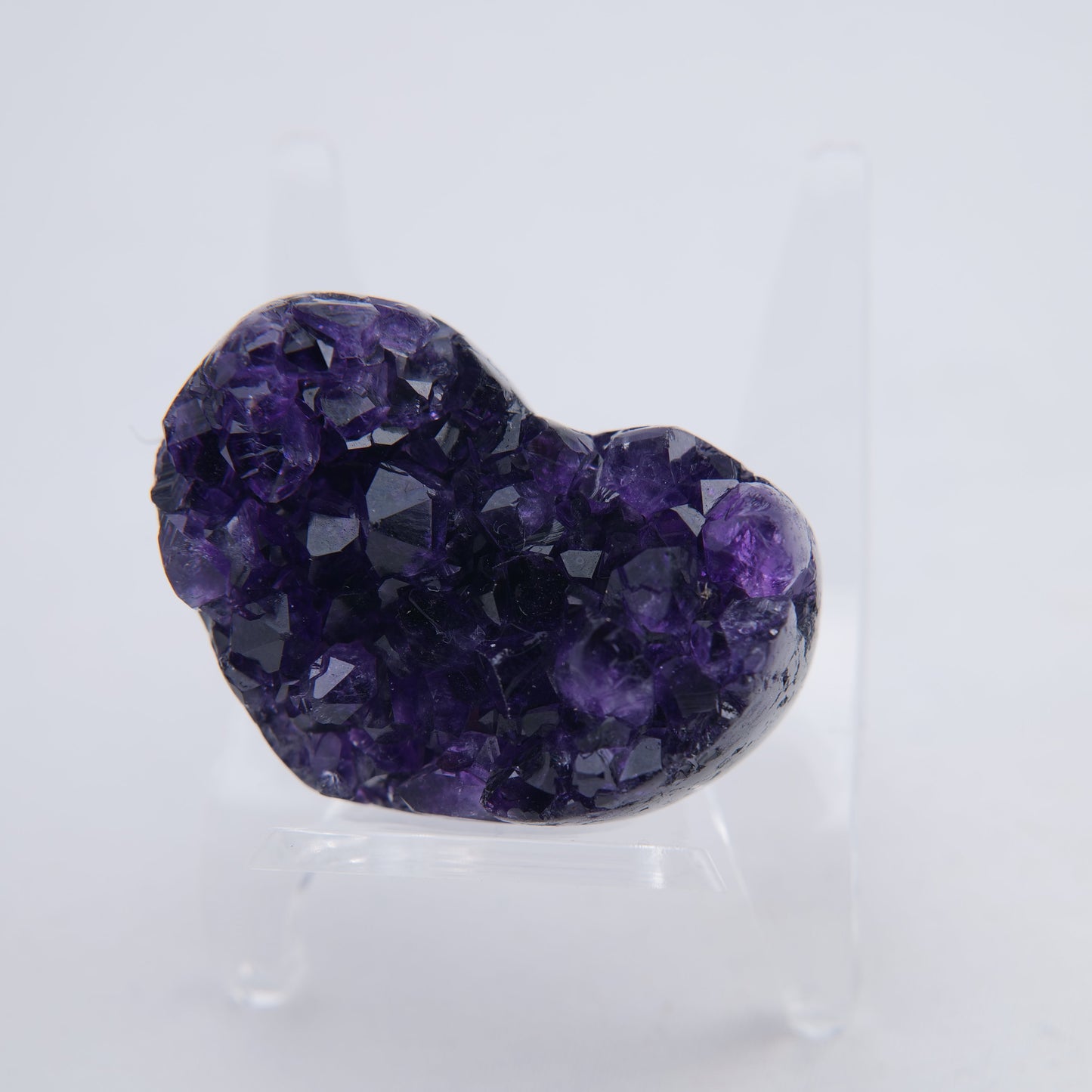 Uruguay Amethyst Druzy Heart - 43g - Luna Panther
