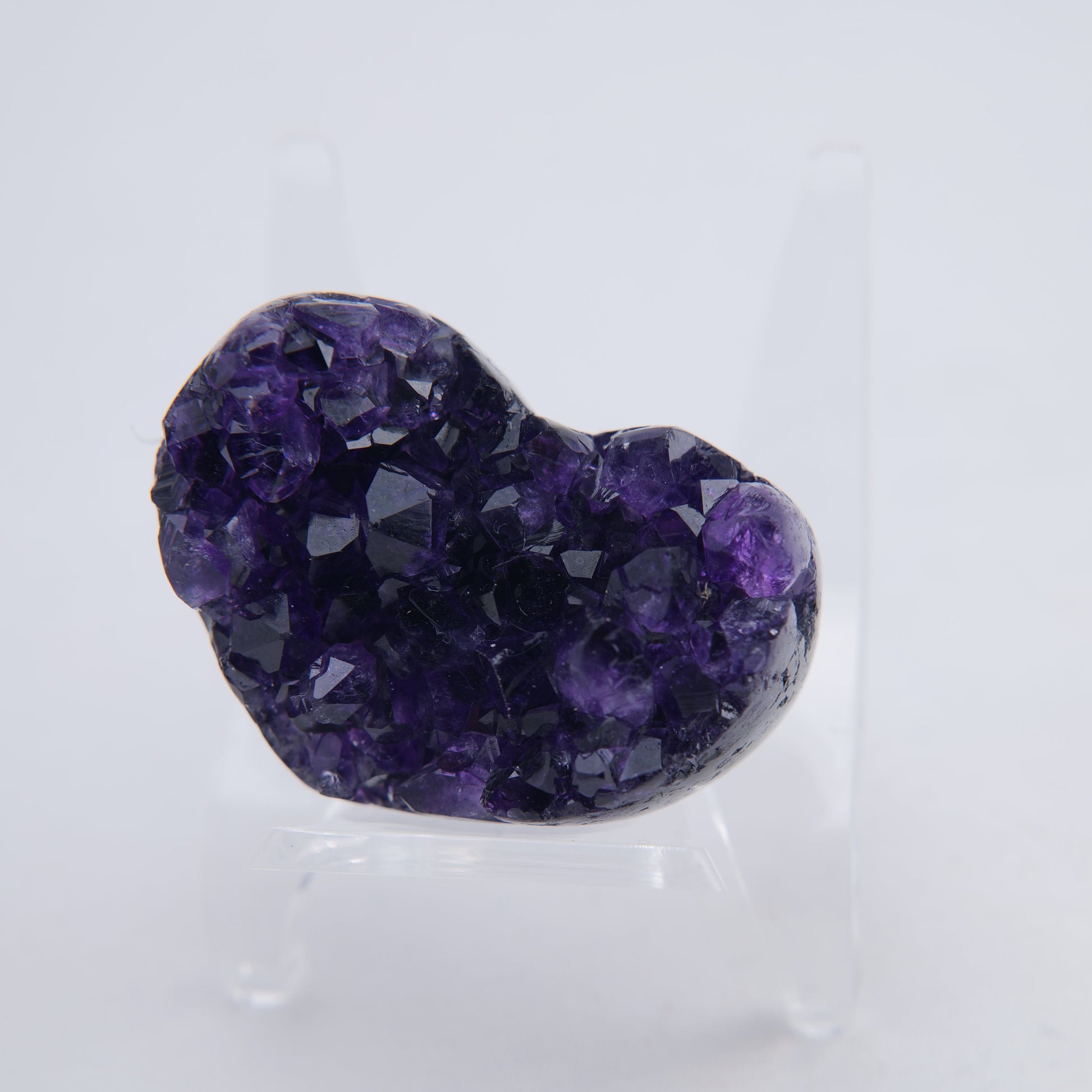 Uruguay Amethyst Druzy Heart - 43g - Luna Panther