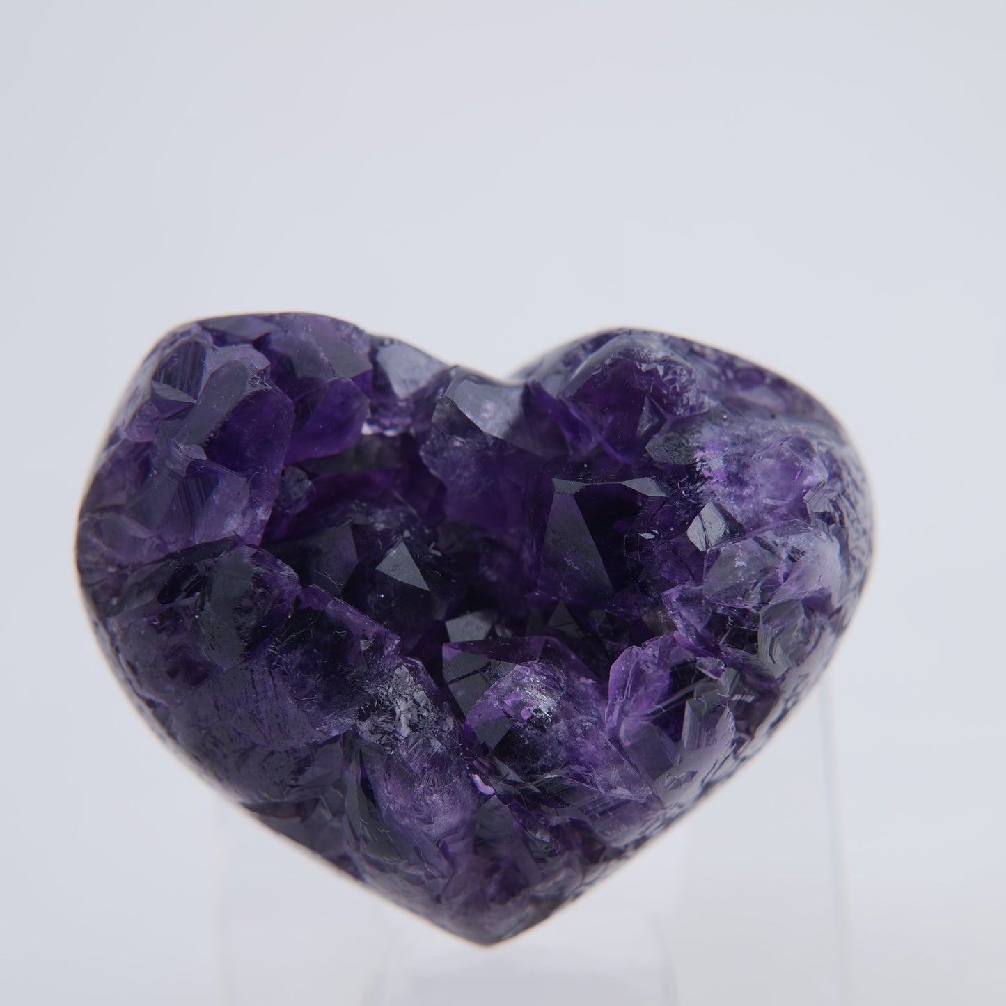 Uruguay Amethyst Druzy Heart - 82g - Luna Panther